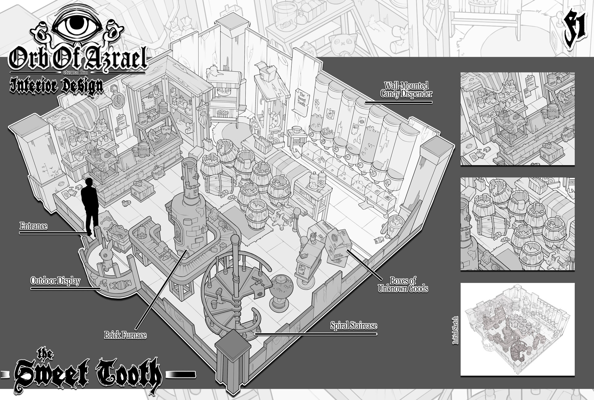 ArtStation - Student's Work :Concept Design Interior & Exterior
