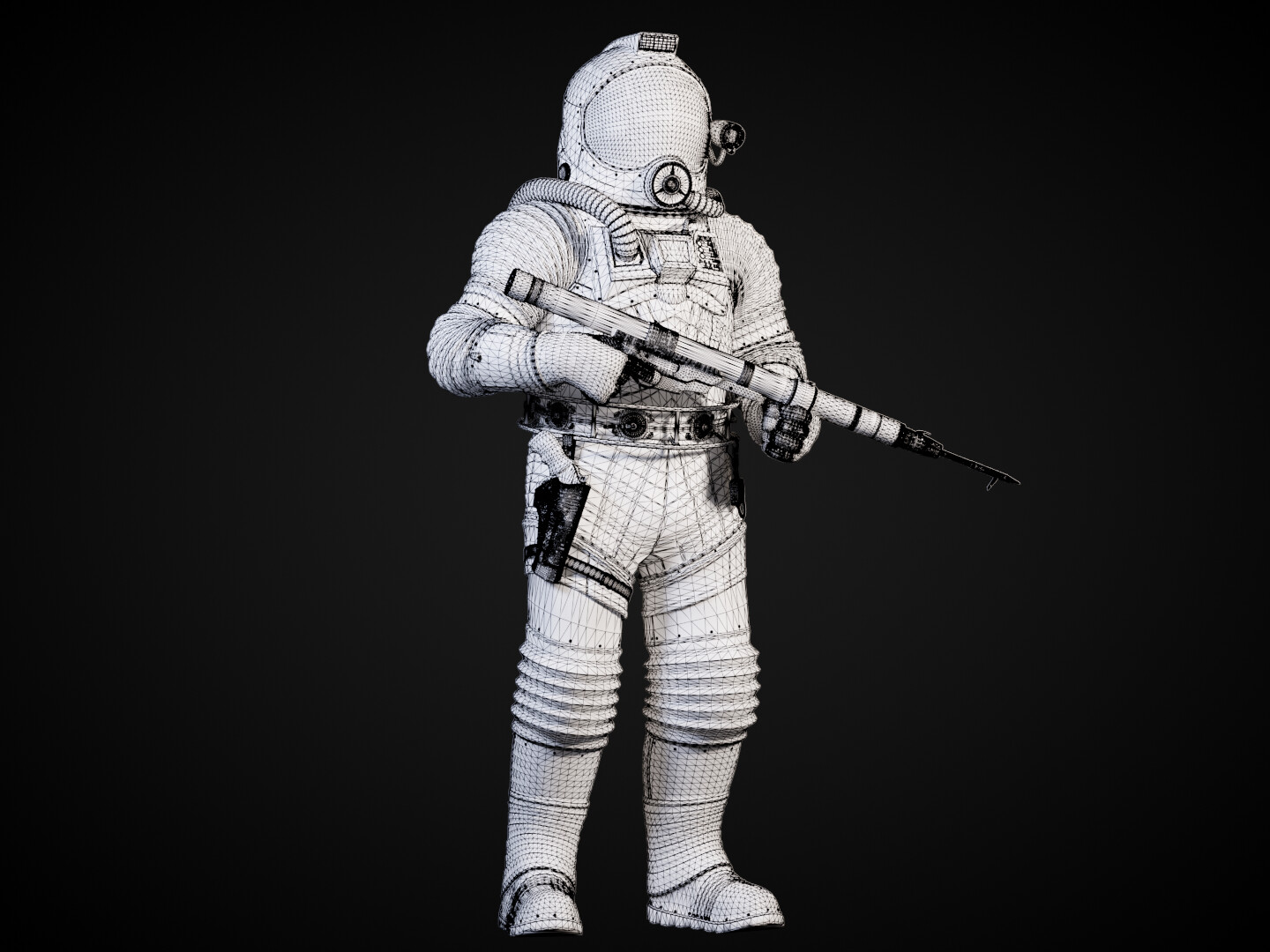 David Grotewold Barotrauma Fan Art Diving Suit