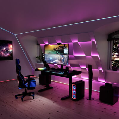 Gamer's Paradise - 3D Product Rendering
