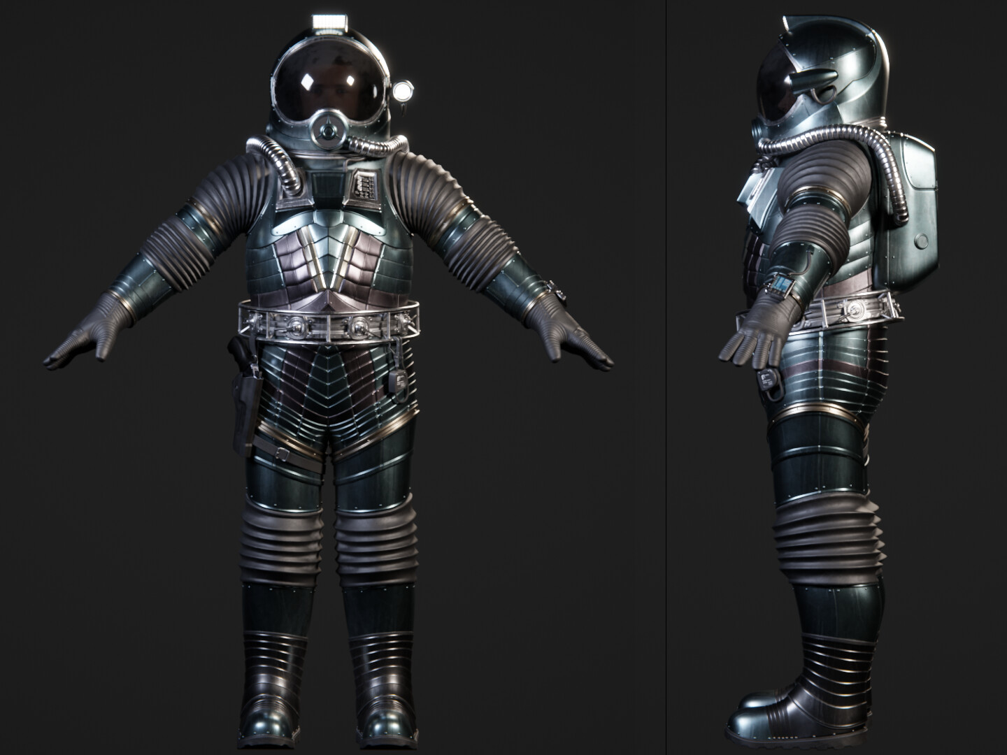 David Grotewold Barotrauma Fan Art Diving Suit