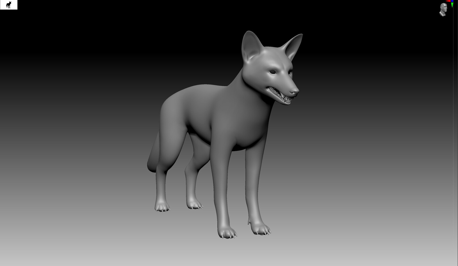 Fox in Zbrush