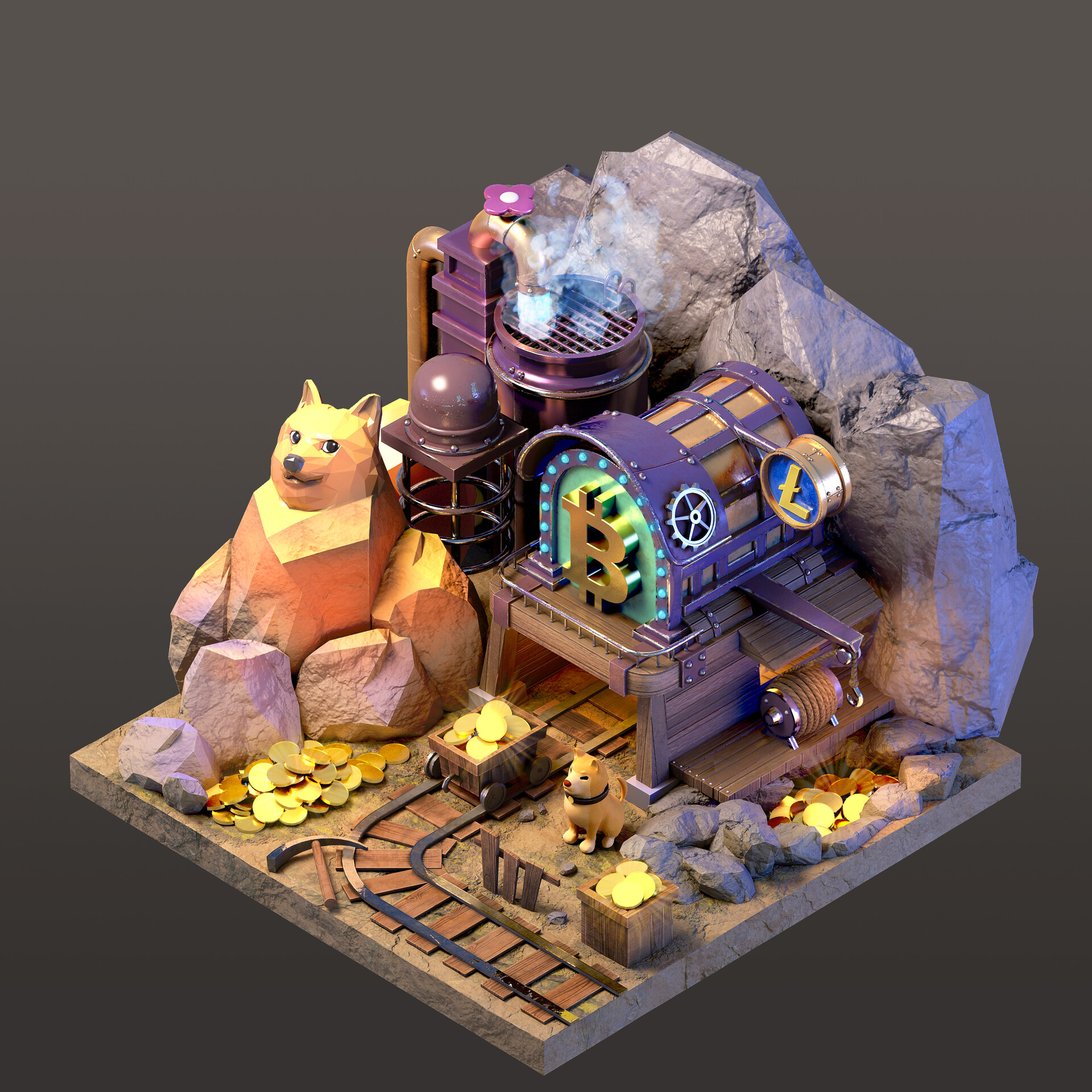 ArtStation - Gold Mine