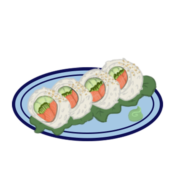 Meal 2D asset: Prepared Fysh