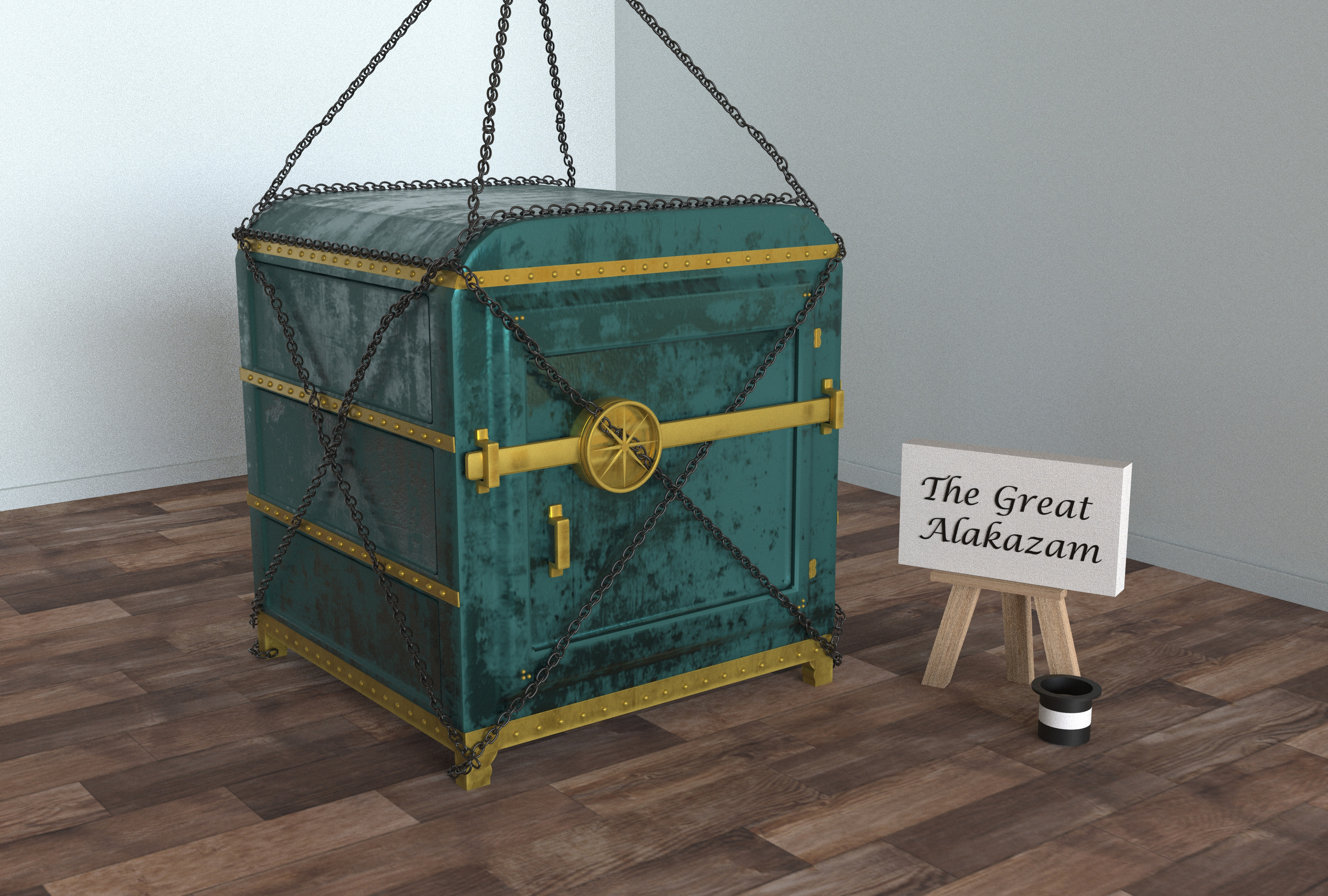 Steel Safe 3D Model