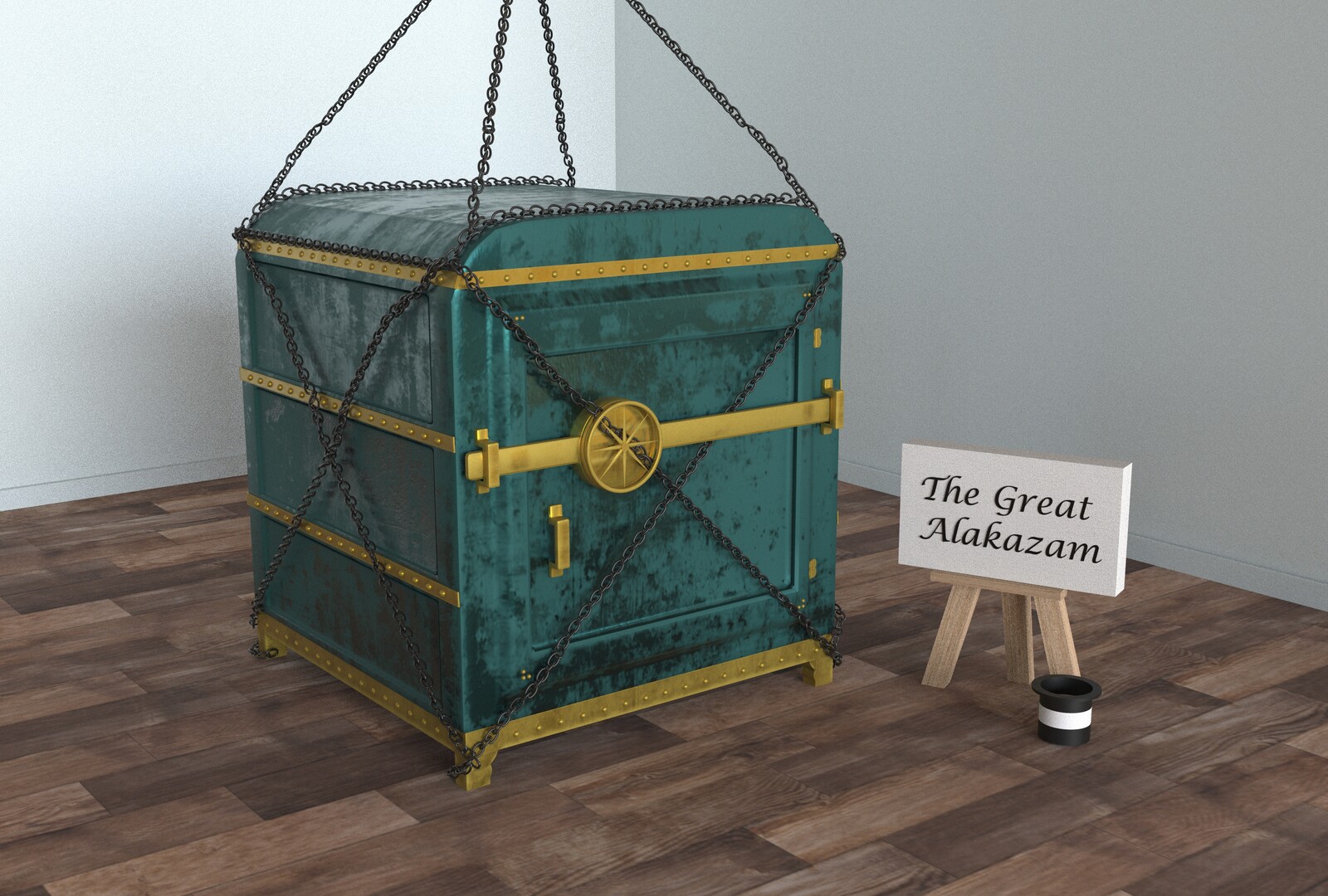Steel Safe 3D Model