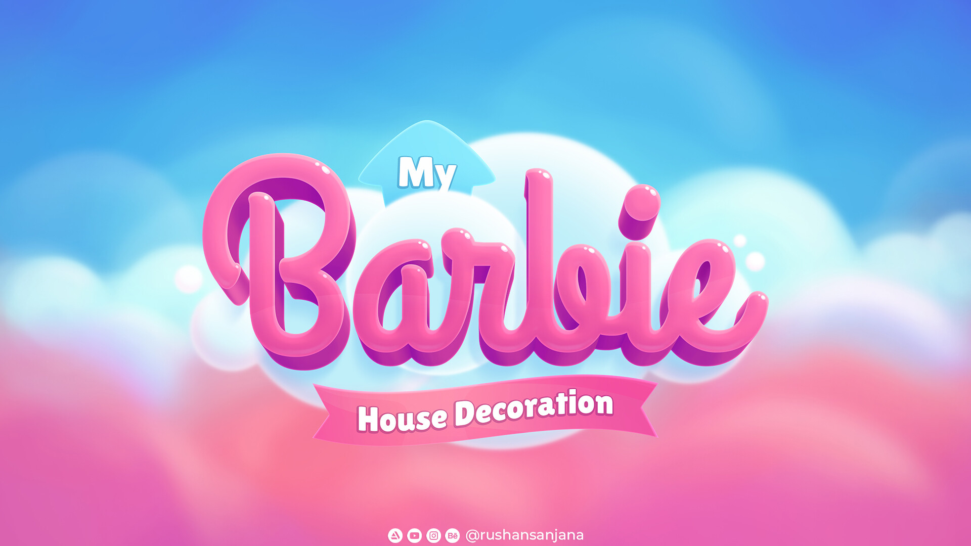 ArtStation Barbie game title logo