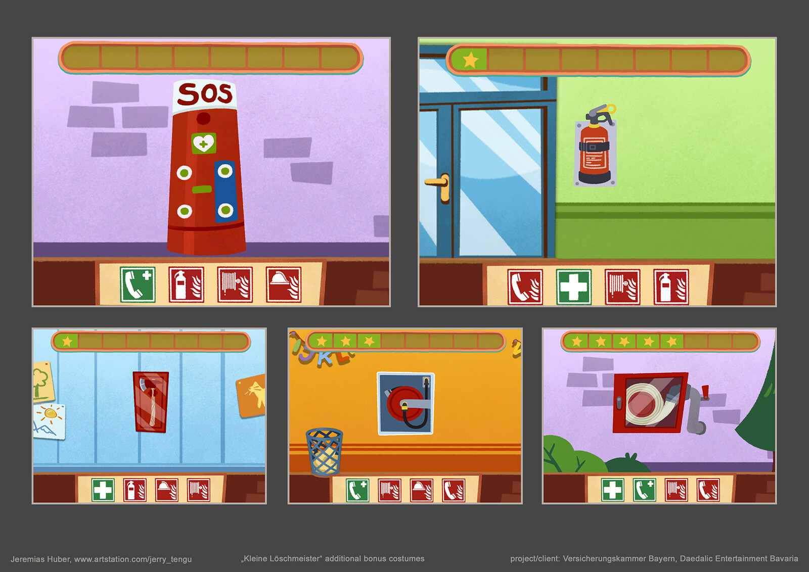 assets and backgrounds for signs minigame