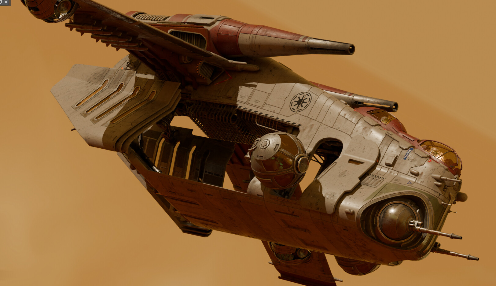 ArtStation - LAAT/I Republic Gunship - remix