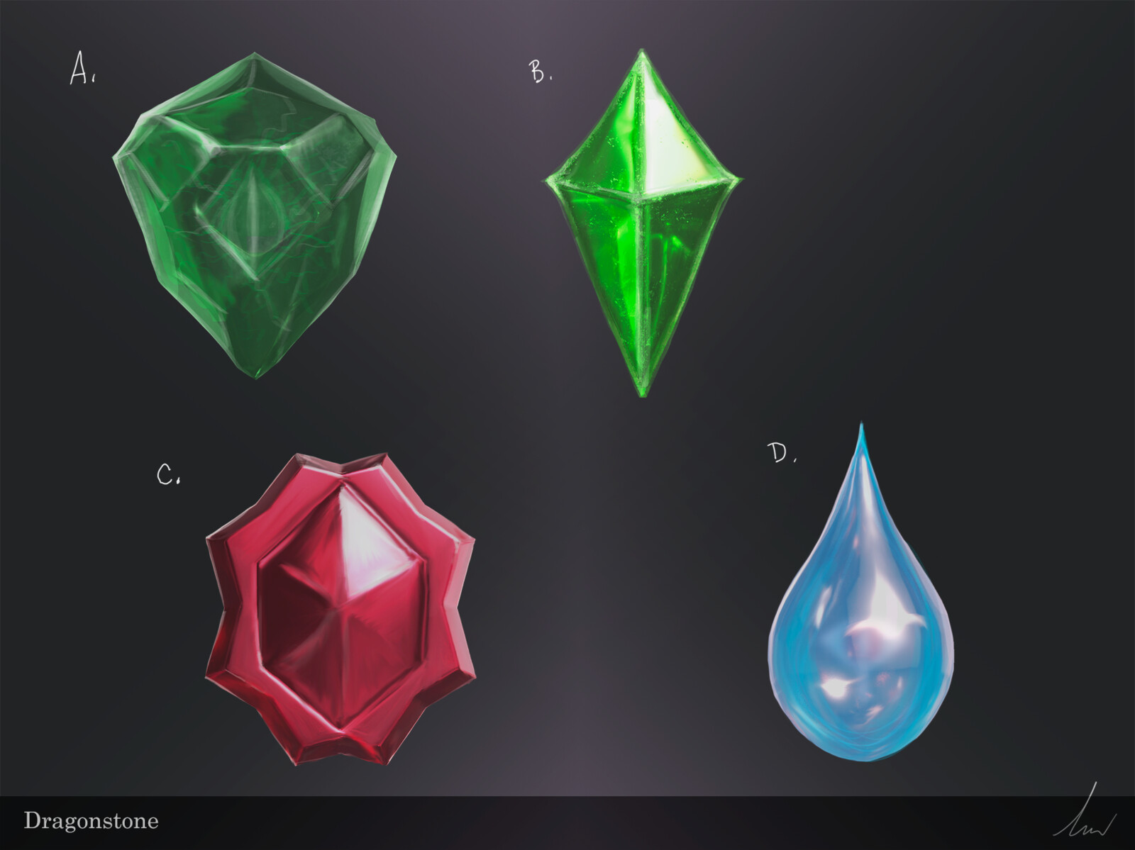 Stage 3: Model paint over of concepts in photoshop