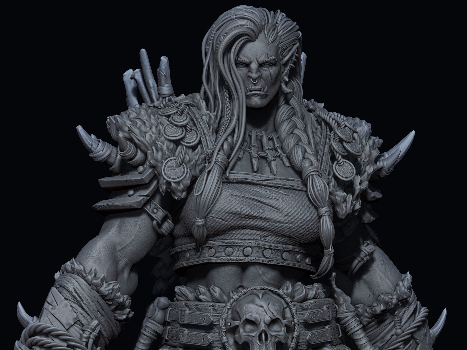 ArtStation - Queen Orc Lord of the print