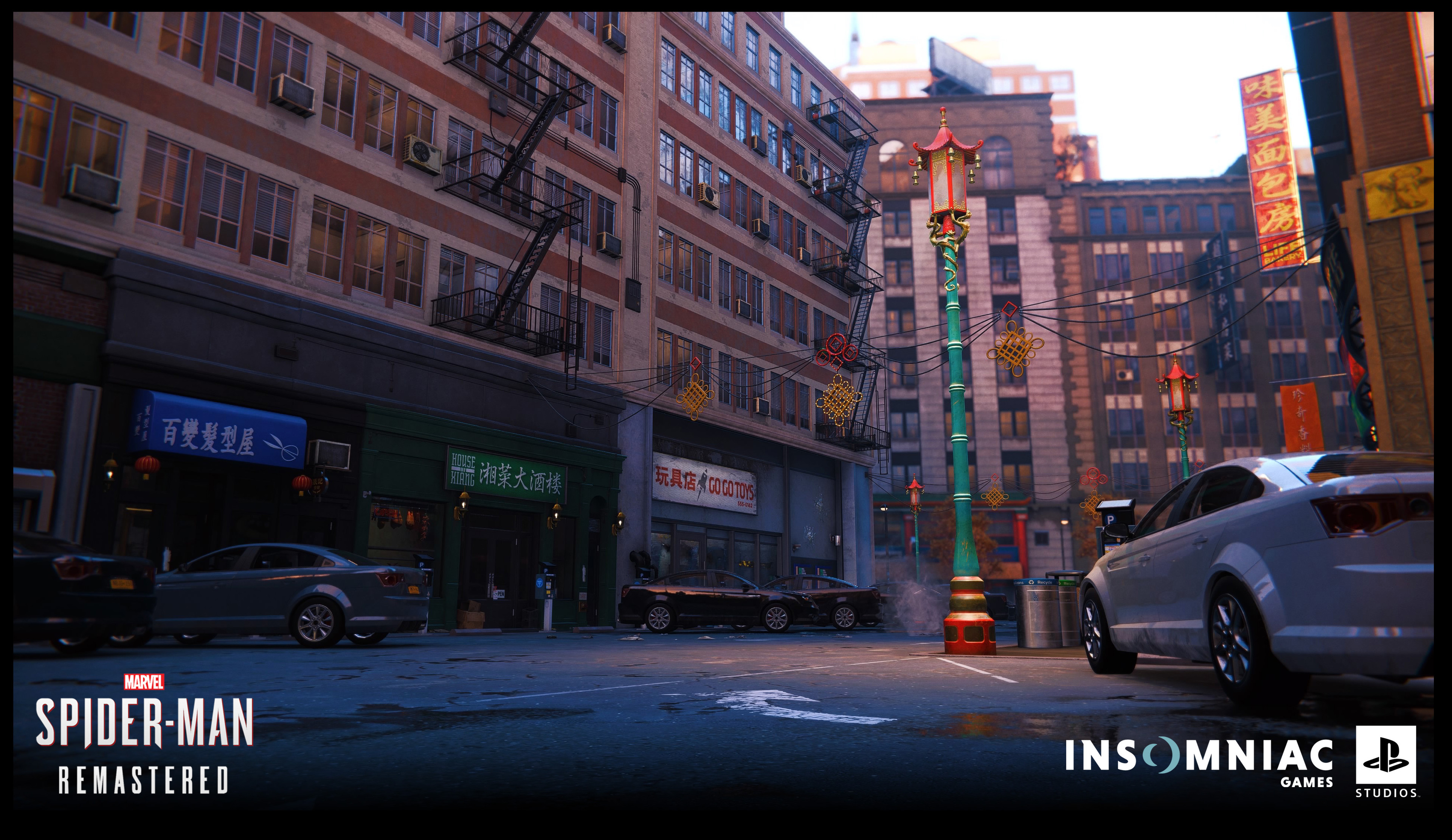 Environment assets I worked on for Spider-Man Remastered (PS5, 2020):
Texturing and modeling edits for light post, various small props, and vehicles.