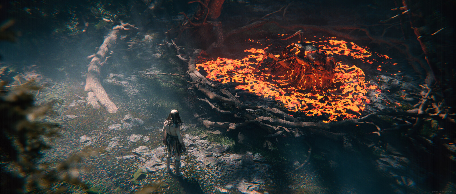 2/6 || "When the nomads first visited, they found a roiling ecosystem. The essence of Iktha was a life-force which one felt in every living being, from the soaring cedars down to the smallest beetle. The vitality was tangible."