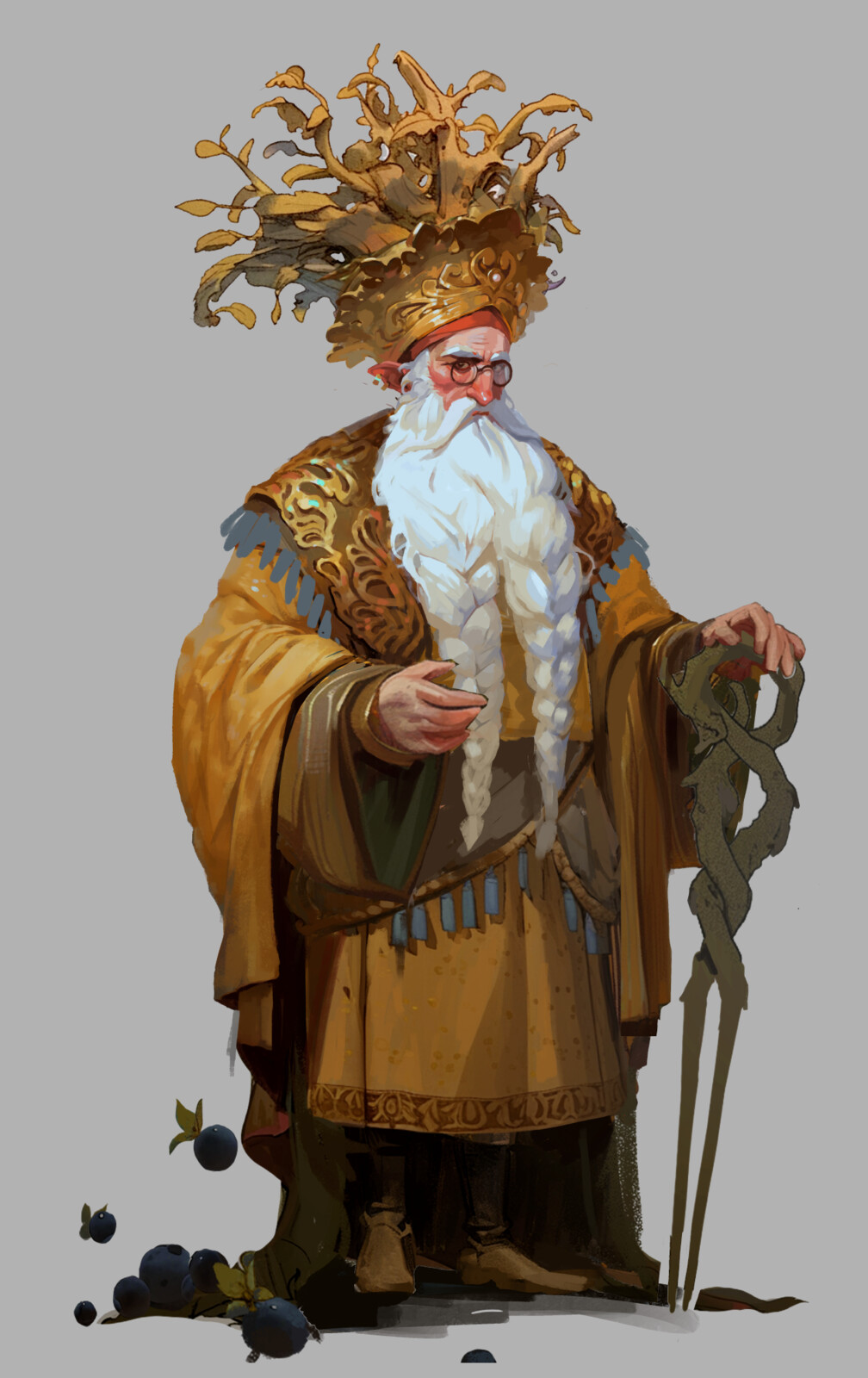 Second iteration was already closer, but he was still too positive and wise character