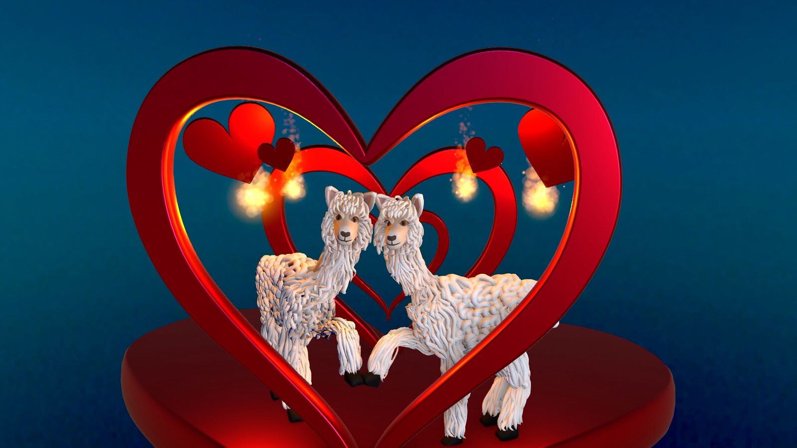 Llamas in Love