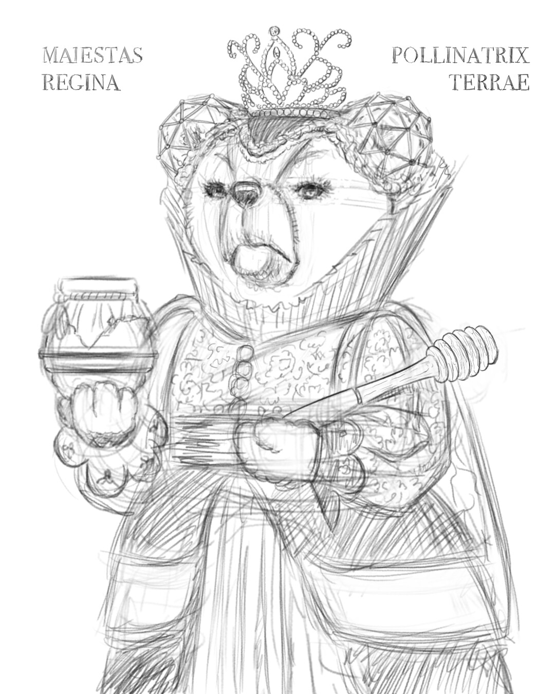 ArtStation Queen Sketch