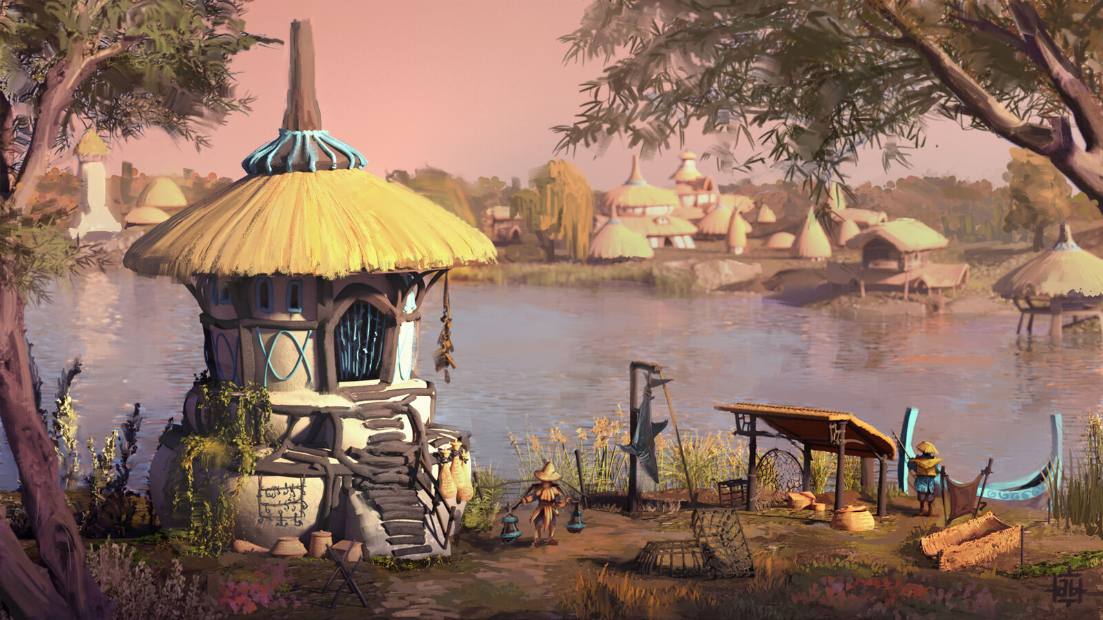 Fishing Tribe Village Concept