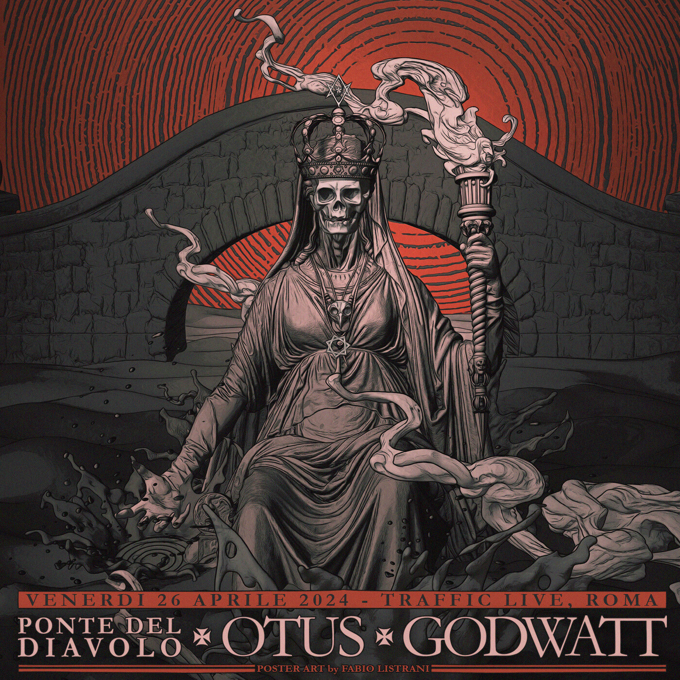 Poster created for the next live of my band OTUS