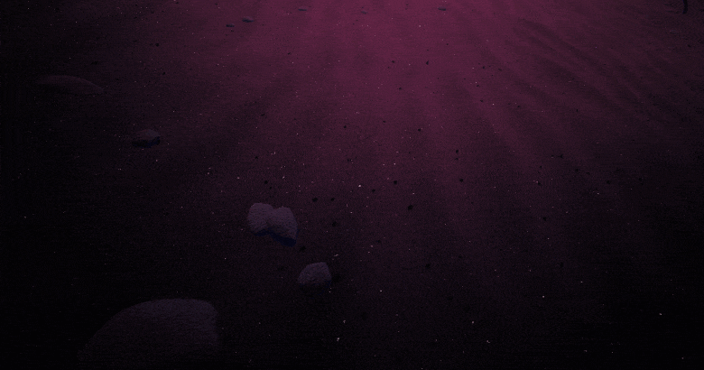 Glitter sparkles that only appears when camera moves. Created with screen space x world space noise