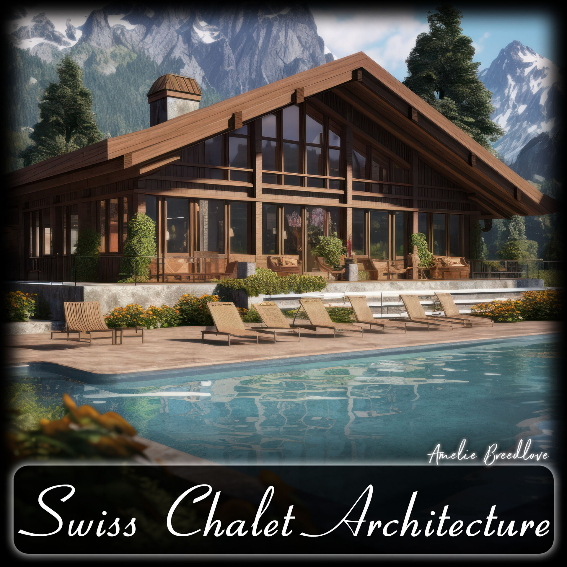 ArtStation - 210 Swiss Chalet Architecture Reference Pack | 4K | v.55