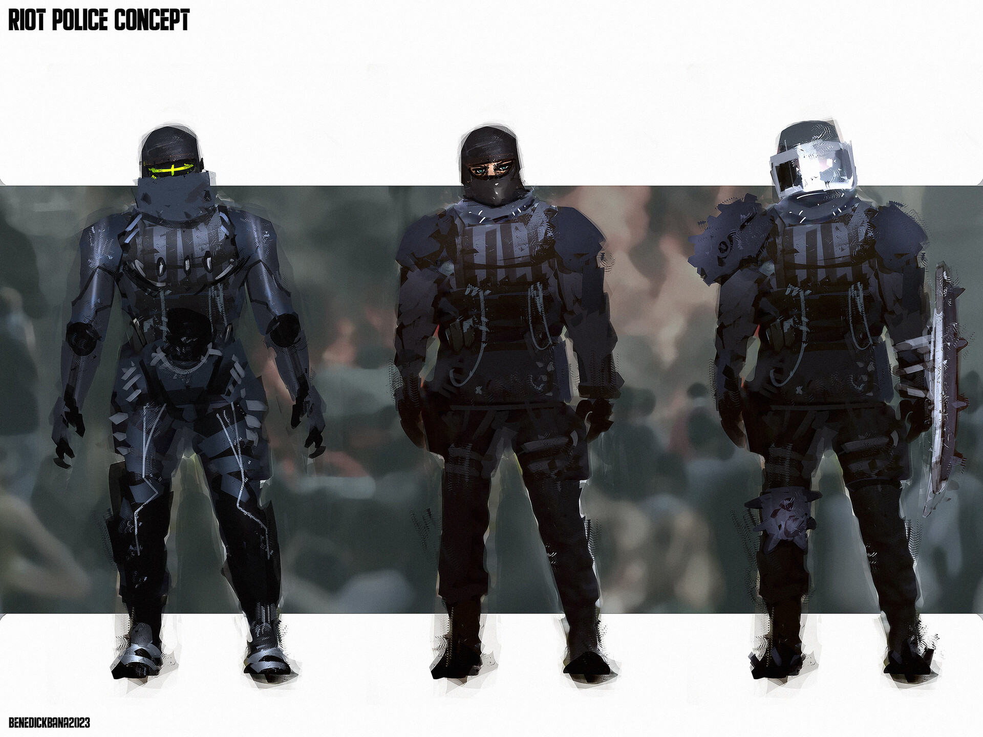 ArtStation - Riot Police