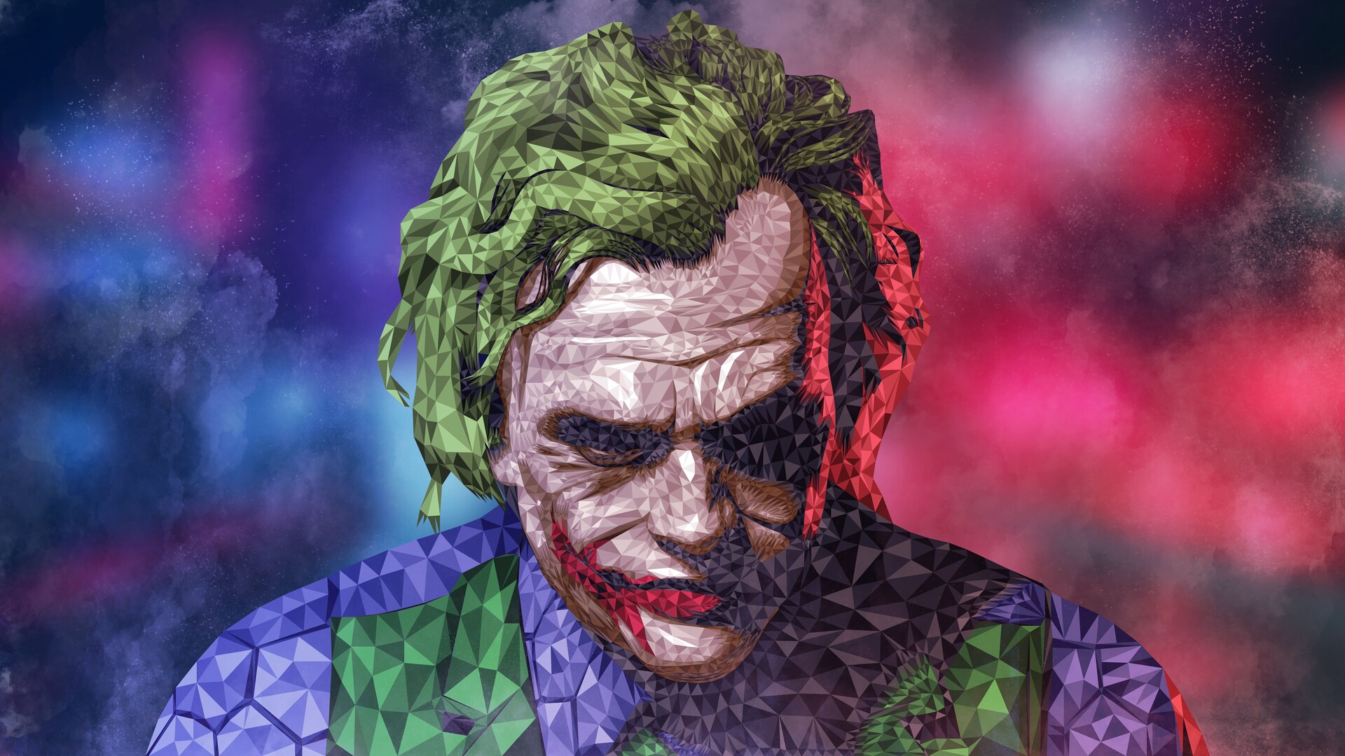 ArtStation - Polyart of Joker