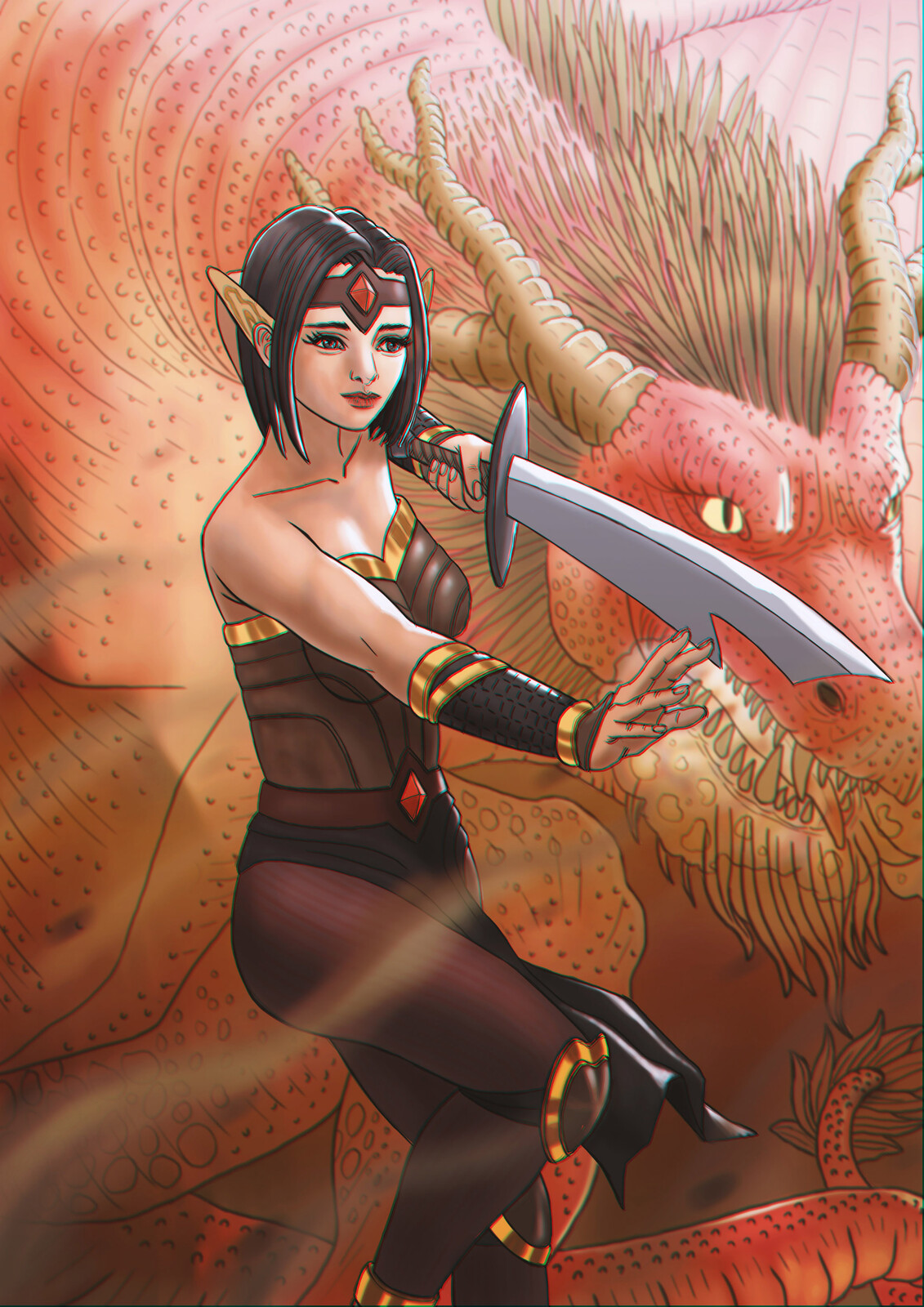 Lara and the divine dragon