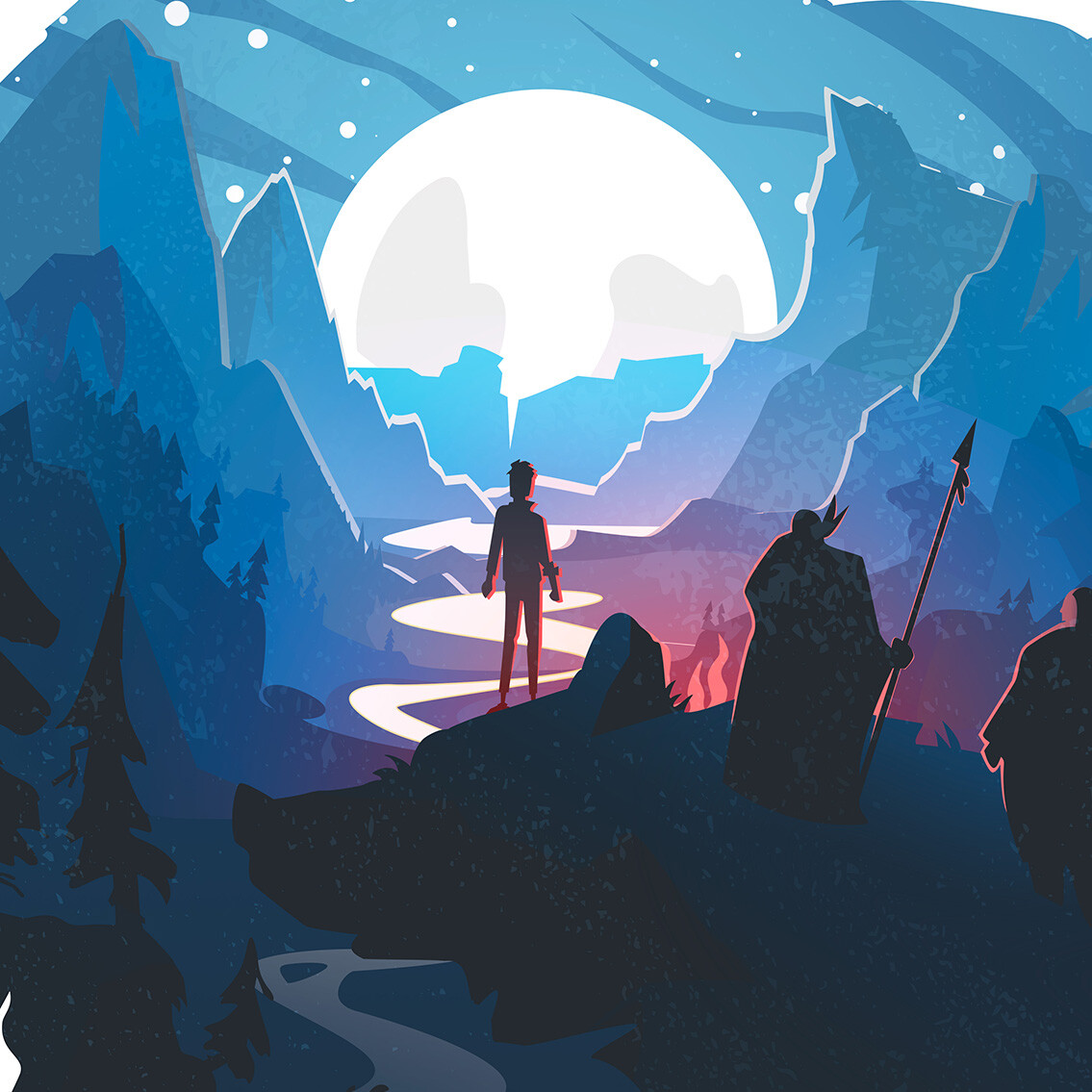 The clean-ness of this style is quite appealing. I enjoy the subtle bear-like shape of the rock.