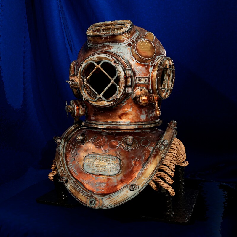 1944 US Navy diving helmet