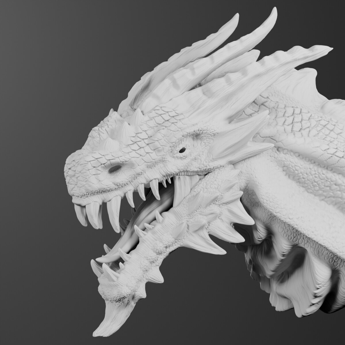 ArtStation - dragon head