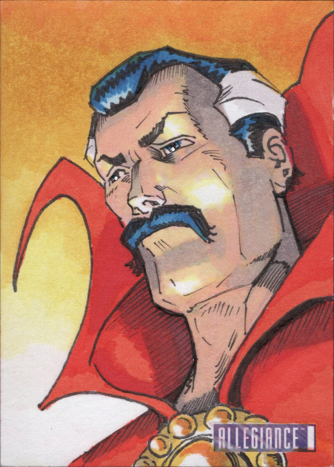 Dr Strange- Upper Deck Infinity Trilogy Marvel Allegiance Sketchcard