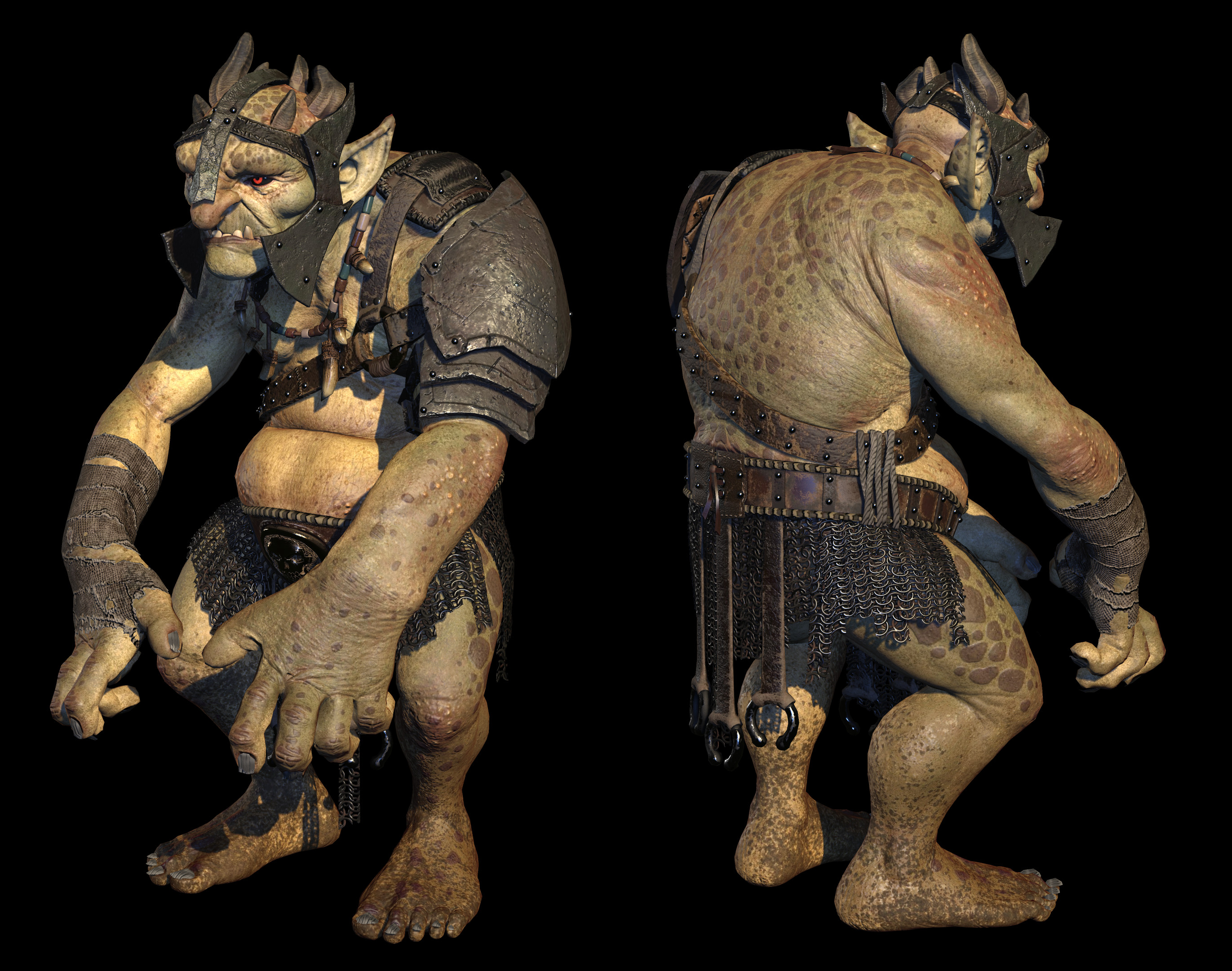 Please Scroll down for process and Marmoset Viewer file