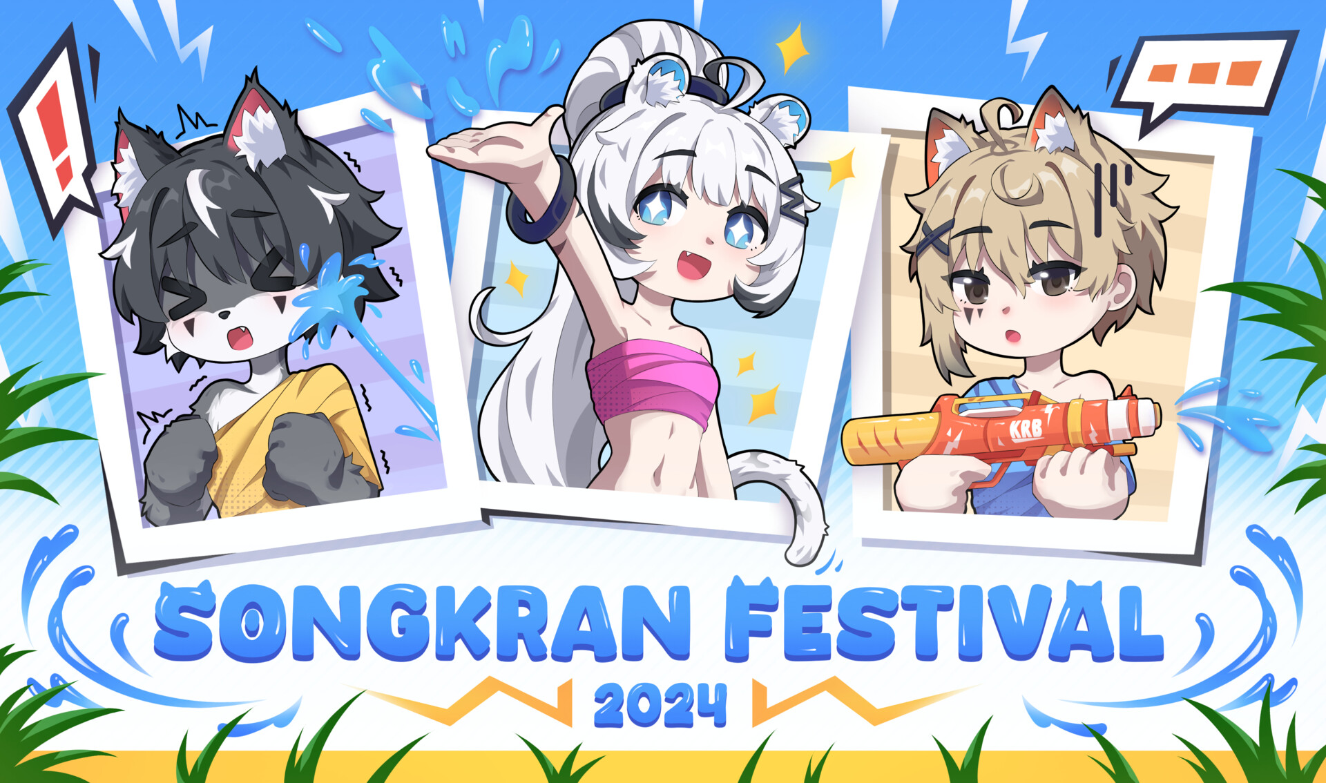  Foto zu ArtStation - Happy Songkran Festival 2024 