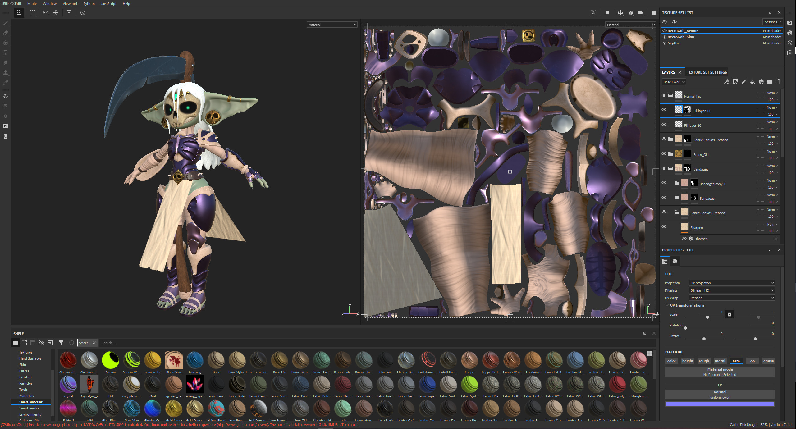 In Substance Painter