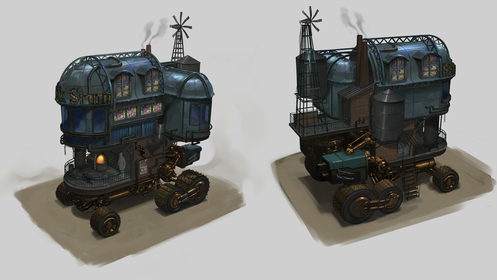 Steampunk house