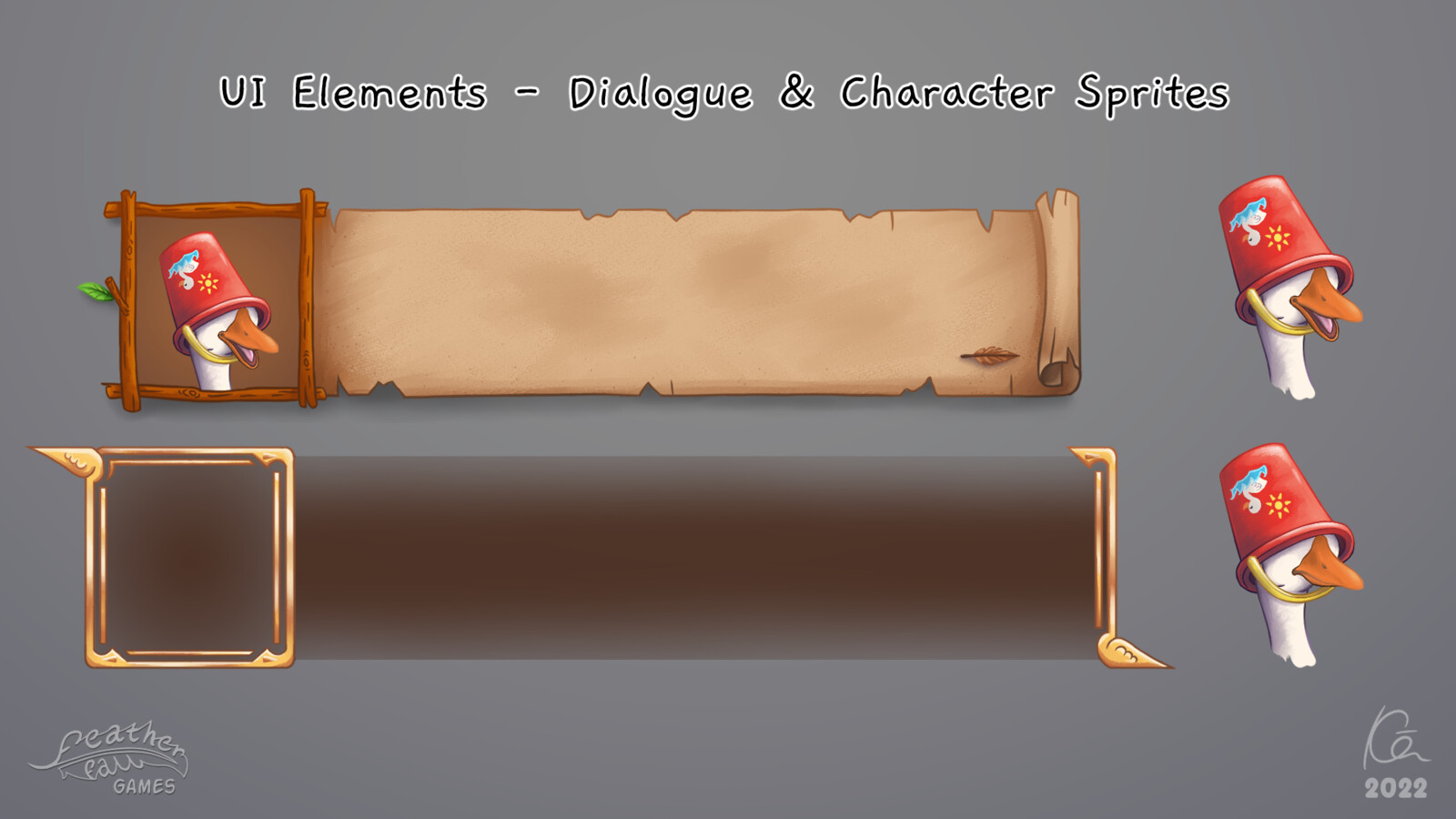 The bottom dialogue box went unused in the final product