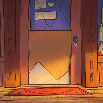 Background for an animation of dipper from gravity falls