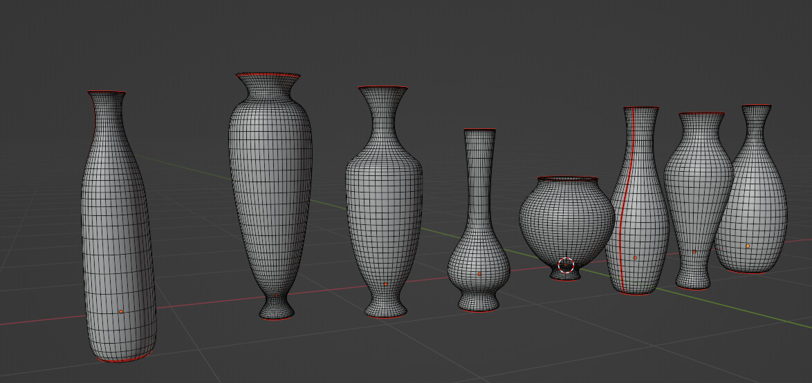 High Poly Wireframe