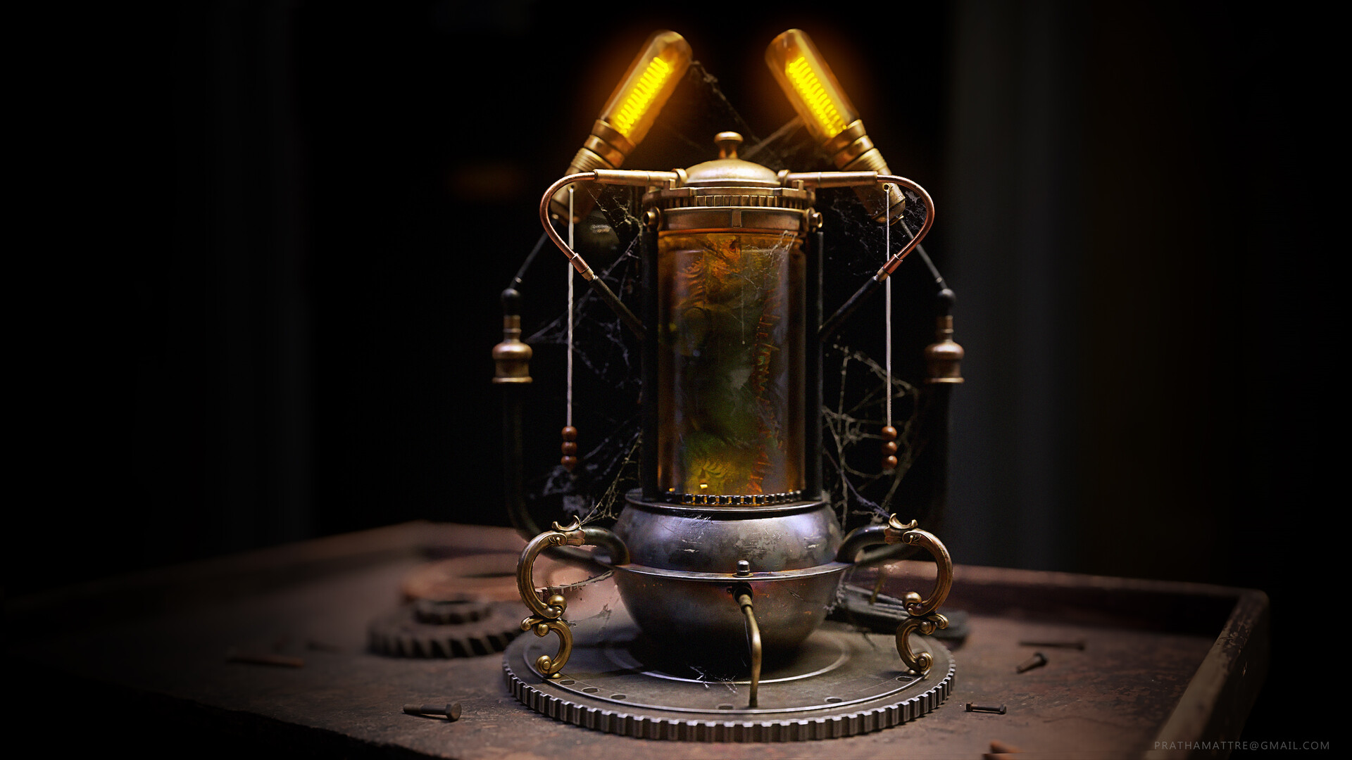 ArtStation - Steampunk Stasis Tube