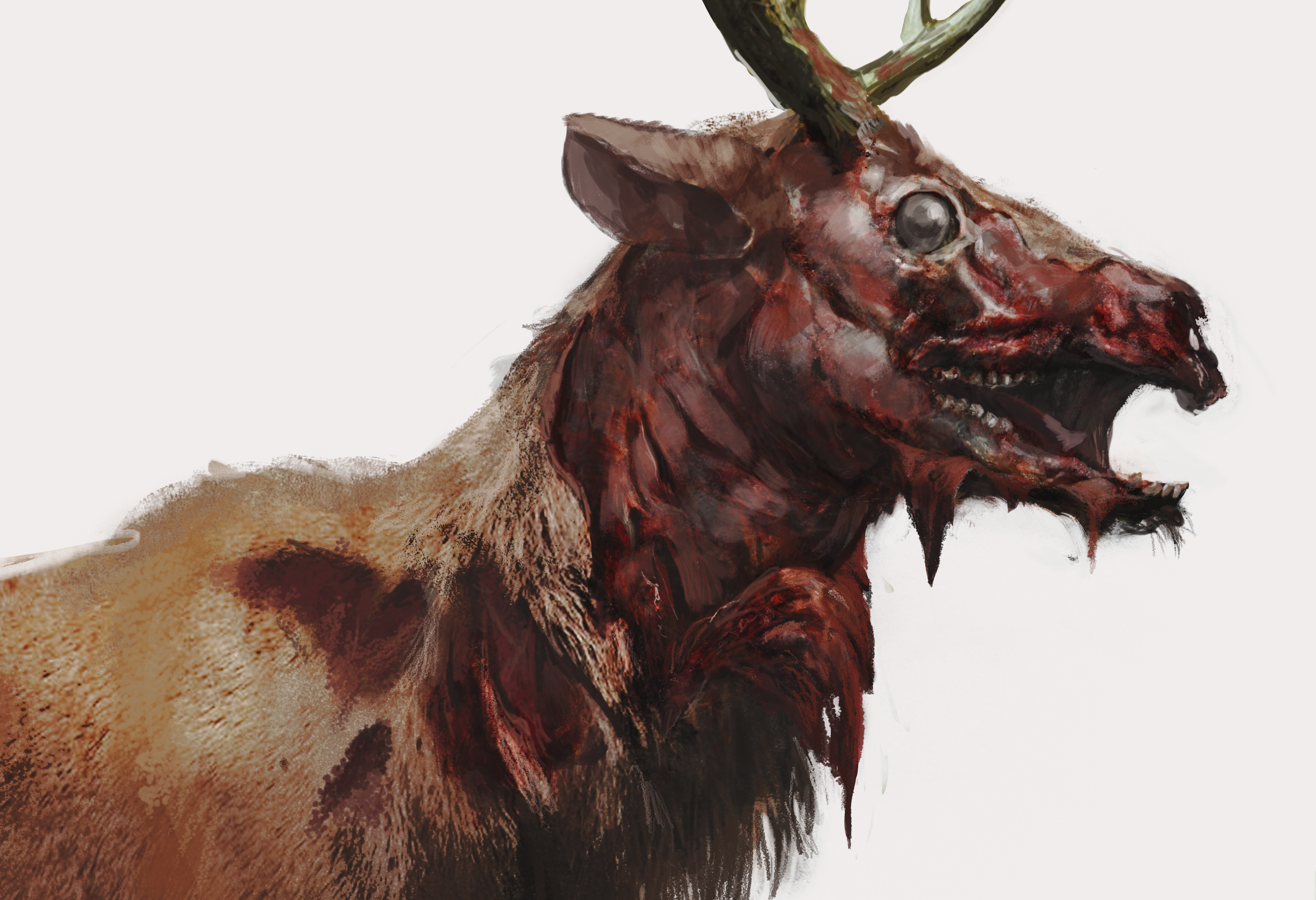 The deer was super fun to work on. 