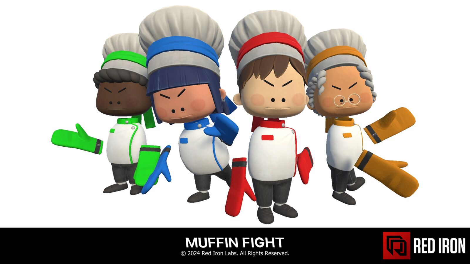 For the sake of time and budget, we decided to put the customization feature on hold and opted to create 4 unique chefs that would be randomly assigned to players when they join the game!