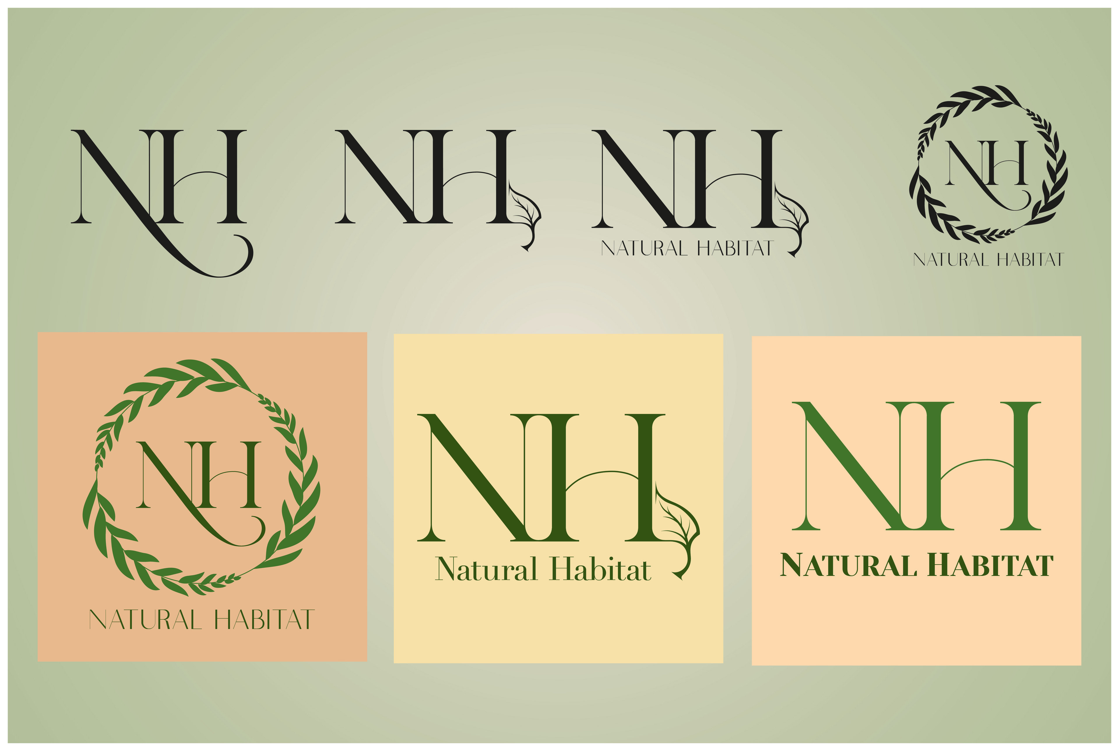 Brainstorming logo ideas and color options 