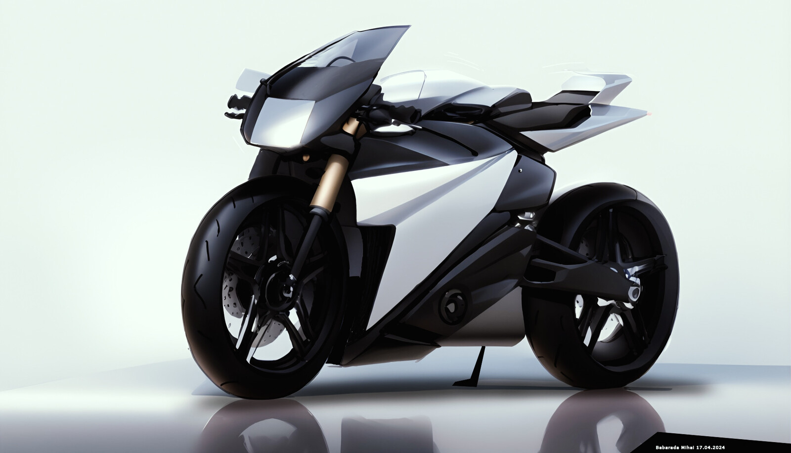 Gas motorcycle
