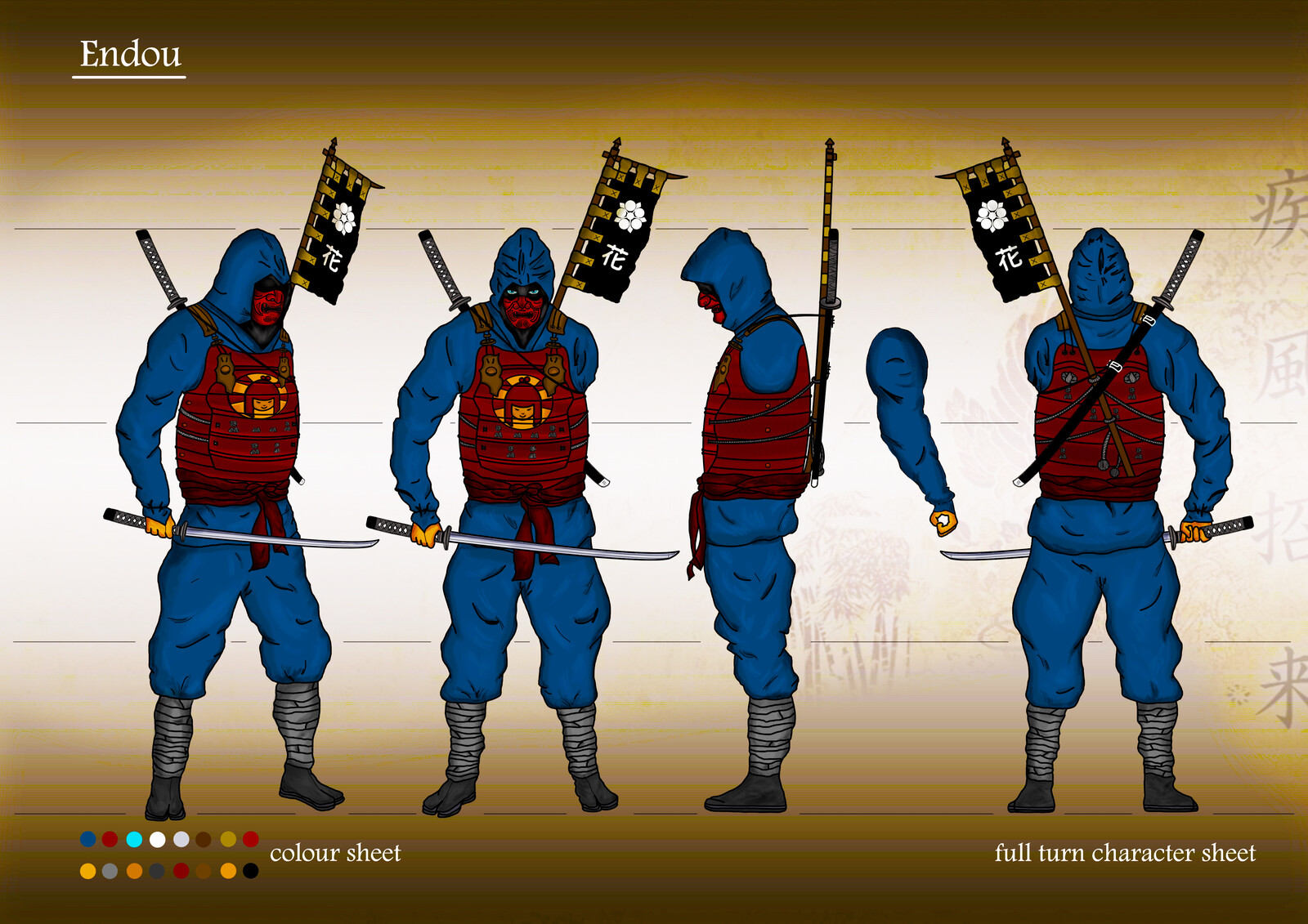 2D Character Turnaround