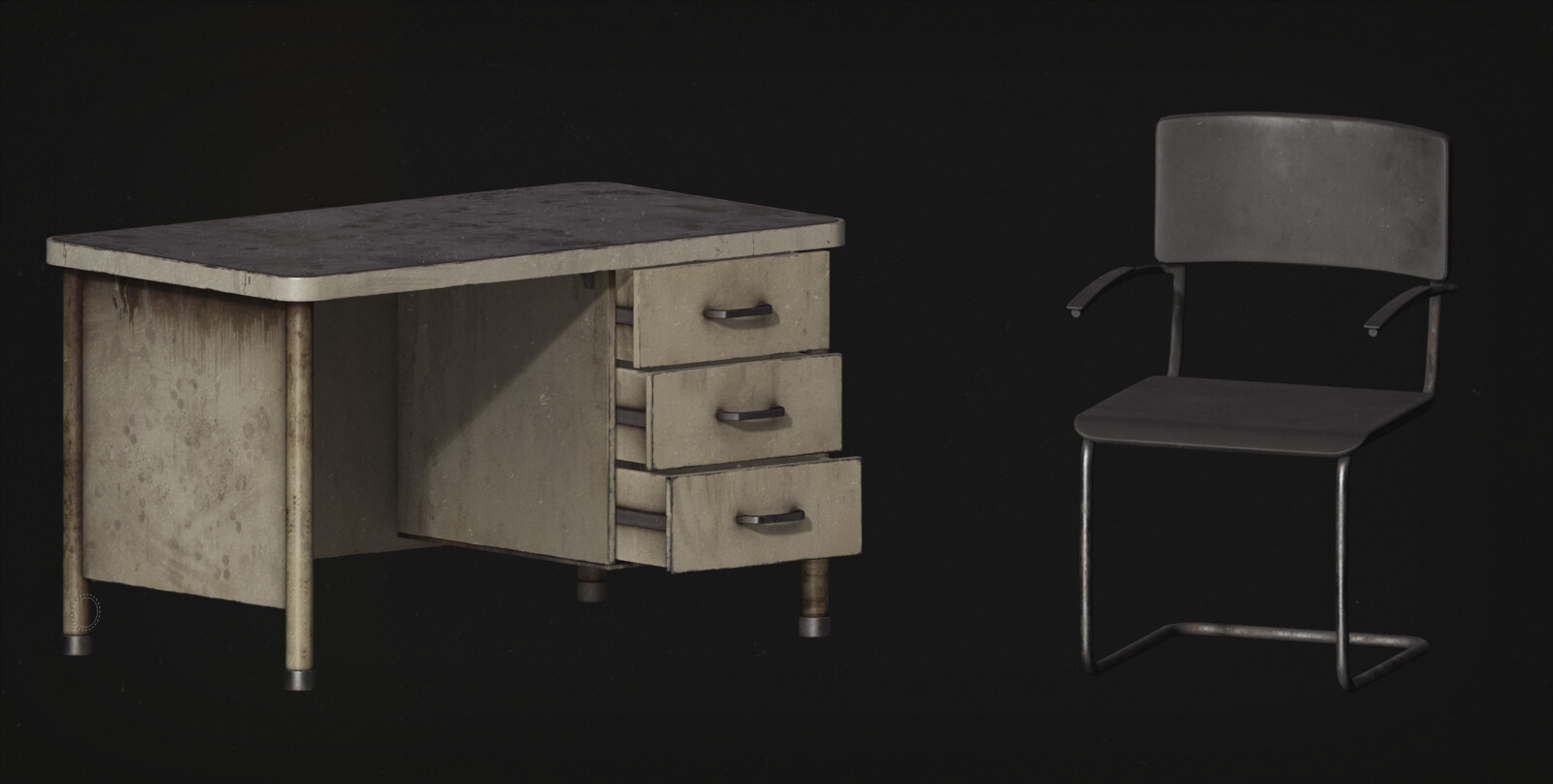 Office Desk - Chair