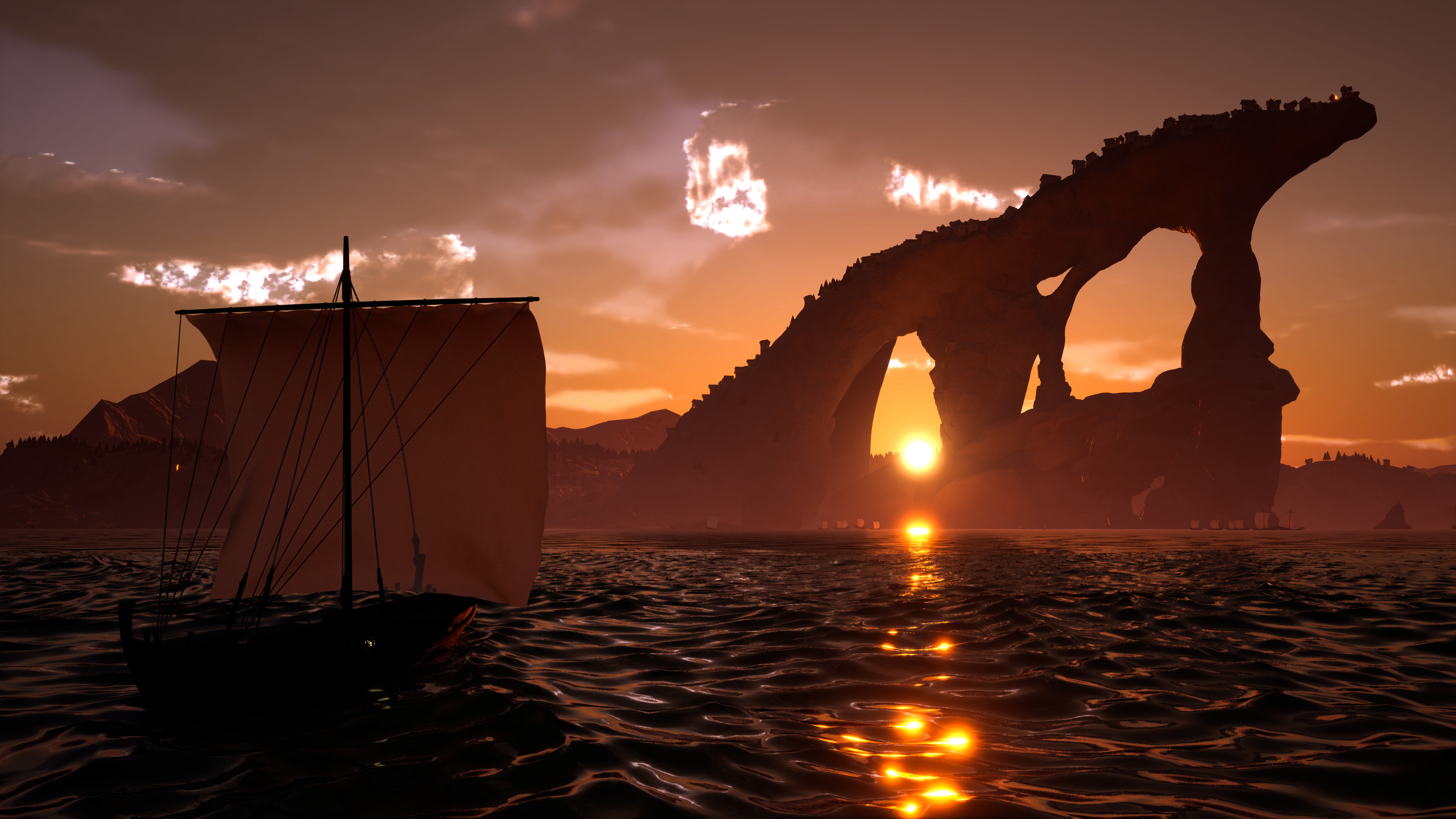 Evening Version with alternate lighting setup