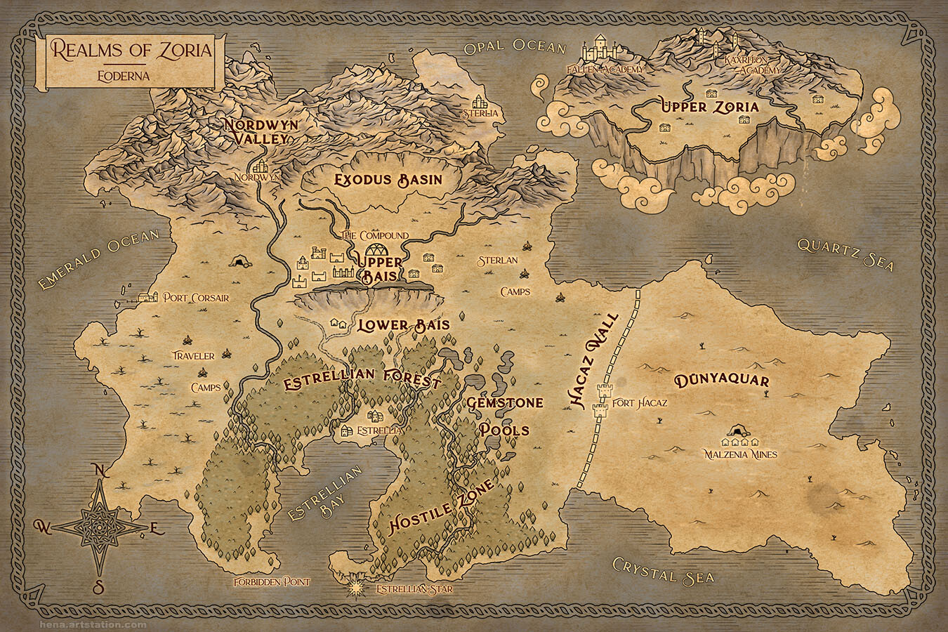 Map Art: Zoria