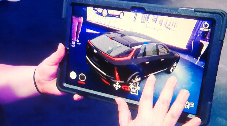 AR App in action