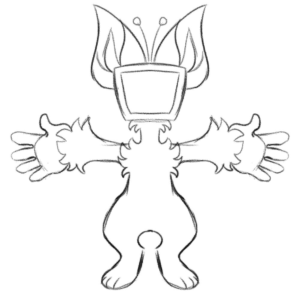 T-Pose Axis View for future 3D Render