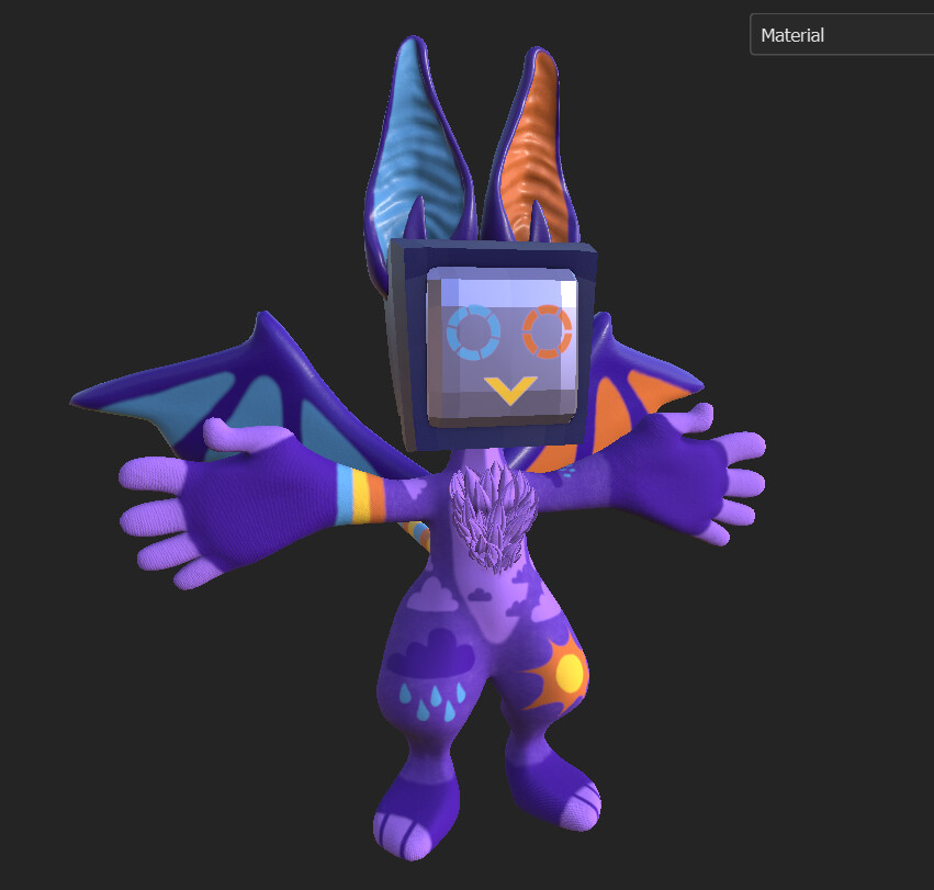 Final Model, front view