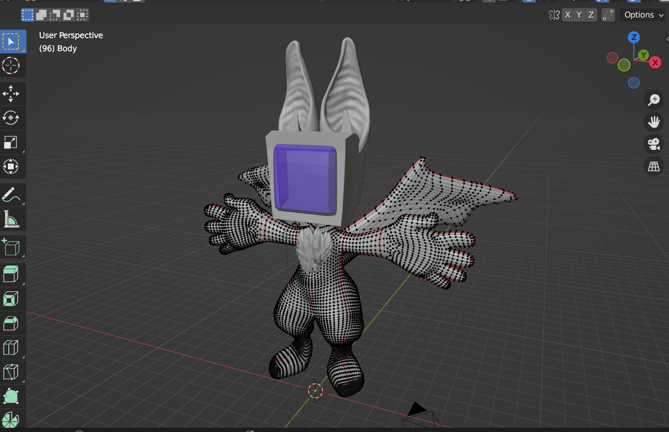Blender seams demonstration